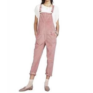 NEW HATCH maternity the cord overall jeans in rose